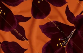 La vie London estampado de flores con glamour La Stamperia Colombia