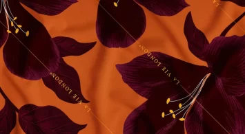 La vie London estampado de flores con glamour La Stamperia Colombia